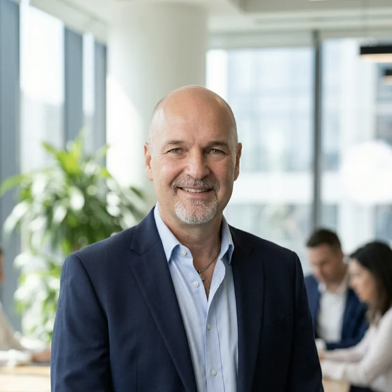 Portrait of Winston D. Wallis, Chief Executive Officer of GIS Power