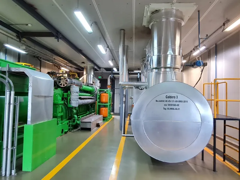 Heat recovery boilers at Cuadritos
