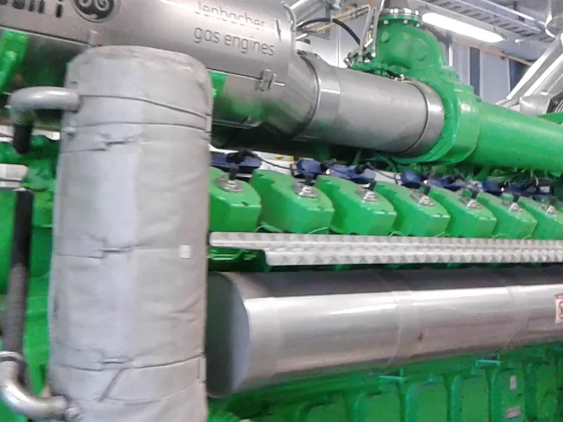 Motor Jenbacher en la planta de Cuadritos, Celaya