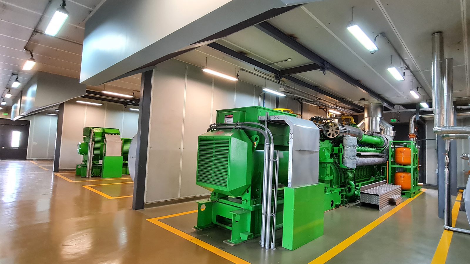 Engine hall at the Cuadritos Industrial Park plant in Celaya