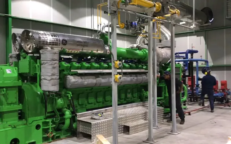Motores Jenbacher JMS620 del Parque Industrial Logistik