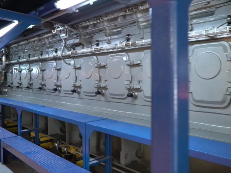 Engines at the Pronal plant